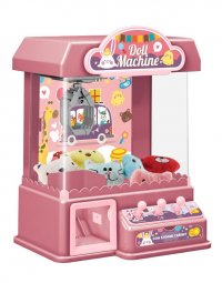 Игровой Автомат Хватайка USB розовый Doll Machine